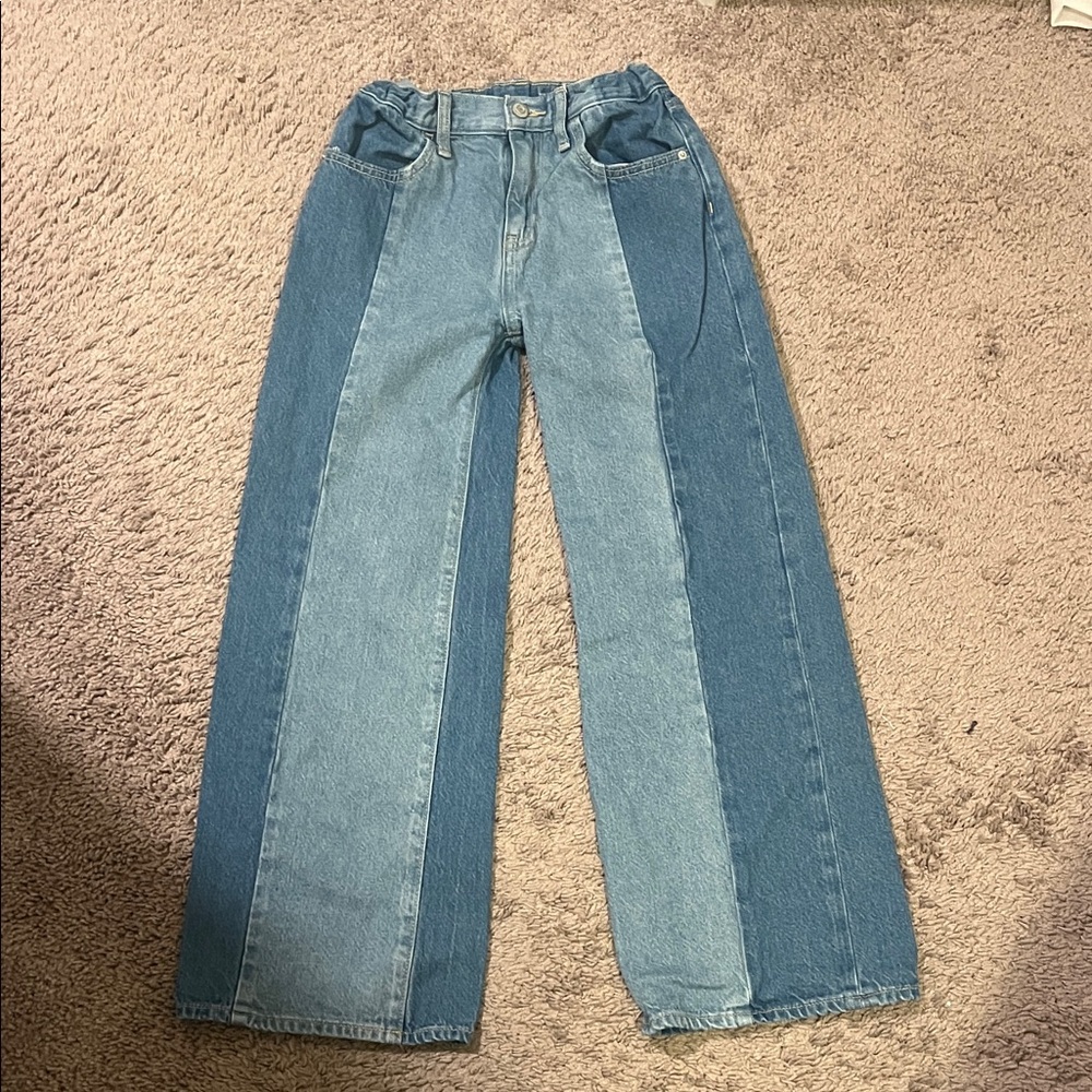 Old Navy Kids Two-Tone Blue Jeans